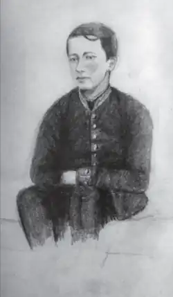 Николай Чайковский. Портрет брата в мундире Императорского училища правоведения. РНММ. Инв. № 489 / IV