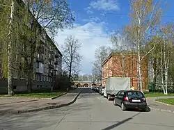 Вид от Владимирской улицы в сторону улицы Восстания