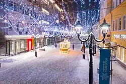 Новогодние декорации на Большой Покровской