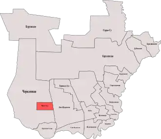 Ораз-Аульское сельское поселение на карте