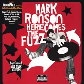 Обложка альбома Марка Ронсона «Here Comes the Fuzz» (2003)