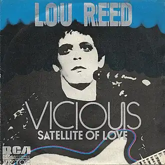 Обложка сингла Лу Рида «Vicious» (1973)