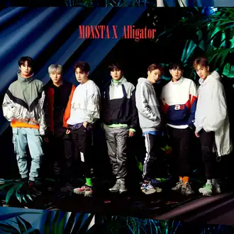 Обложка сингла Monsta X «Alligator» ()
