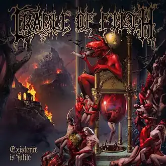 Обложка альбома Cradle of Filth «Existence Is Futile» (2021)