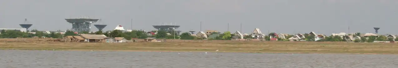 Общий вид на 40-й ОКИК со стороны села Витино