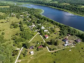 Вид с воздуха на Овиновичи