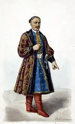 Старшина войска Донского, конца 18 столетия.