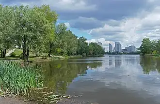 вид с запада на восток