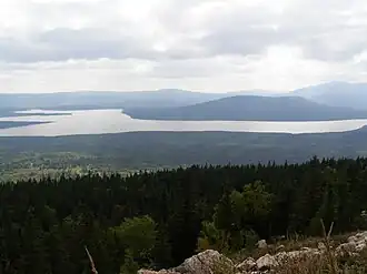 Вид на Зюраткуль осенью 2009 года