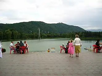 Вид на озеро с северного побережье