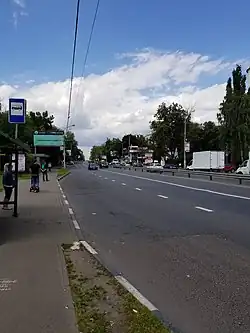 Вид в сторону Москвы от Храма Преображения Господня