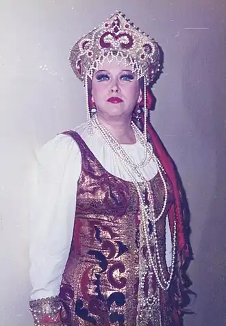 Ольга Терюшнова в партии Любаши в опере Царская невеста. Большой театр России