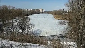 вид на озеро с юга на север