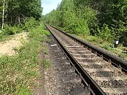 Перрон. Вид в сторону Суоярви.