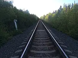 Вид в сторону ст. Питкяранта.