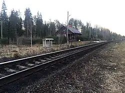 Вид остановочного пункта.