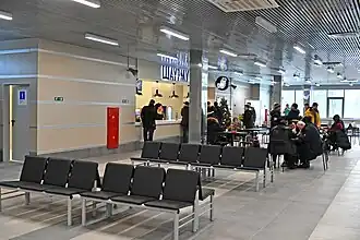 Зал ожидания и кассы