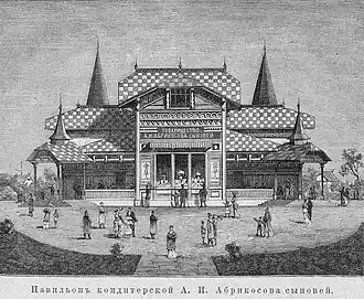 Павильон Товарищества на Всероссийской художественно-промышленной выставке 1882 года в Москве