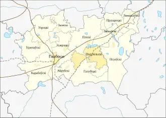 Подсвильский сельсовет на карте