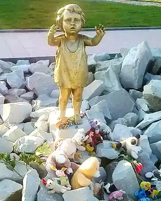 Памятник детям, убитым в концлагере «Красный».