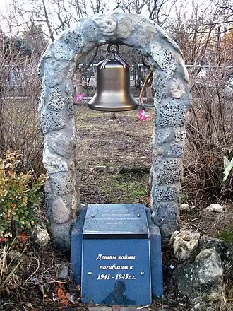 Памятник в 2012 году