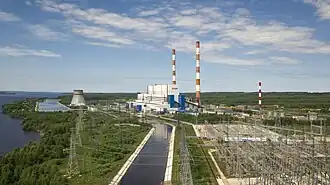 Панорамный вид на Пермскую ГРЭС