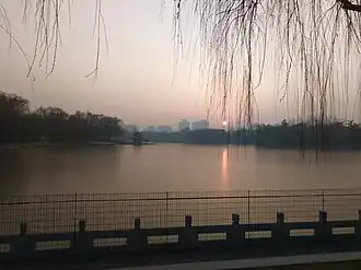 Парк в декабре 2016 года