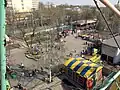 Вид на парк с высоты старого колеса обозрения