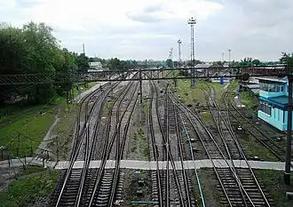 Чётная горловина станции