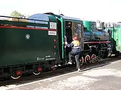 Паровоз Кч4-332 c тендером ПТ4-114