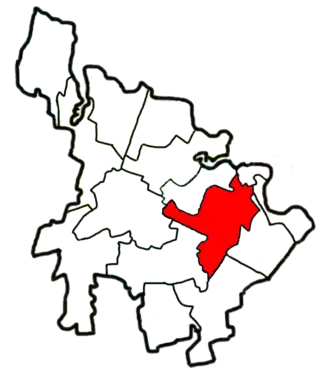 Першотравенский сельский совет на карте
