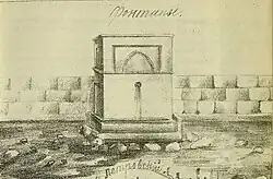 Вид первого фонтана, до 1831 года.