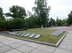 Братская могила Героев гражданской войны.