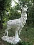 Скульптура в парке бывшего дворца Потоцких