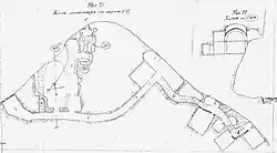 План монастыря Бертье-Делагарда, 1885 г.