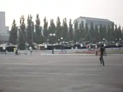 Площадка с военной техникой