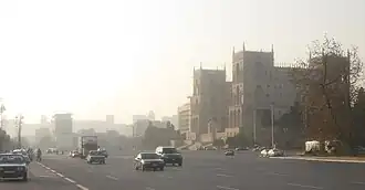 Площадь Азадлыг в 2008 году