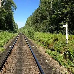 Вид в сторону ст. Суоярви I.