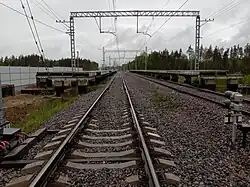 Вид в сторону ст. Каменногорск II.