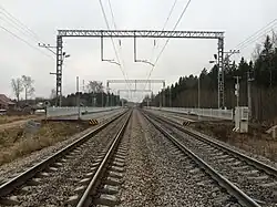 Вид со стороны блокпоста 160 км.