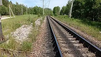 Разрушенная платформа.