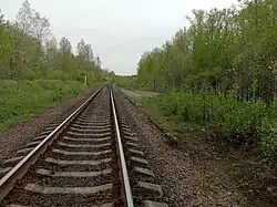 Вид в сторону ст. Каменногорск.