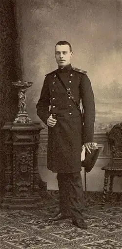 Д.Н. Татищев, подпоручикПреображенского полка. 1891 г.