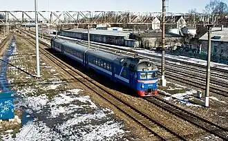 Поезд на станции Кутузово-Новое