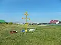 Поклонный крест. На этом месте стояла Богородицкая церковь