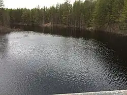 Поннока. Участок Боярское — Момсаярви. Вид против течения.