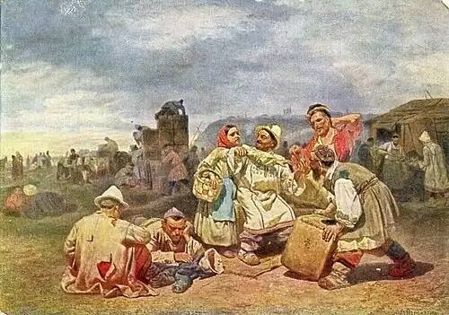 Склад чая на Нижегородской ярмарке (1860)