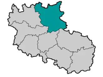 Порховский уезд (Порховскій уѣздъ) на карте