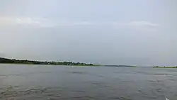 Пос. Джонка и вход в Иннокентьевское озеро.