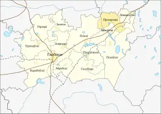 Прозорокский сельсовет на карте